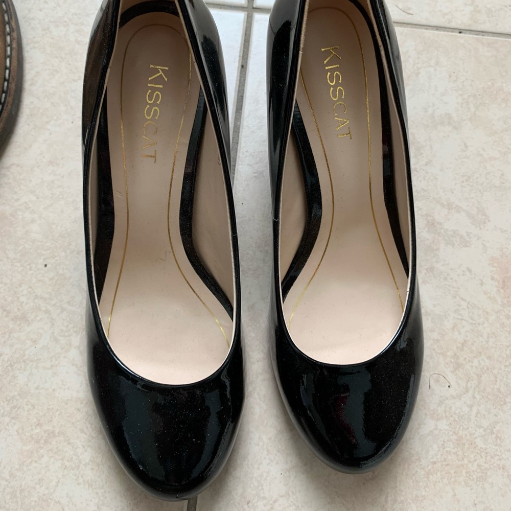 Black high heels